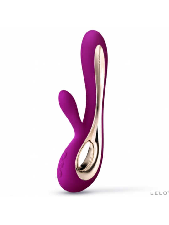 VIBRADOR RABBIT SORAYA 2 LELO SILICONA SUAVE DE LA MARCA LELO