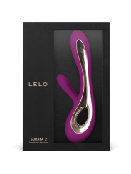 VIBRADOR RABBIT SORAYA 2 LELO SILICONA SUAVE DE LA MARCA LELO