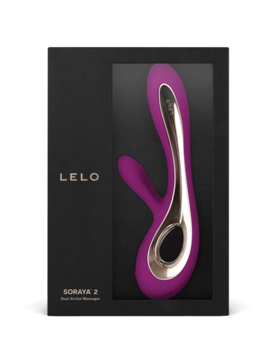 VIBRADOR RABBIT SORAYA 2 LELO SILICONA SUAVE DE LA MARCA LELO