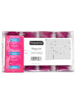 PASANTE CONDOM GAMA REGULAR 144 UNIDADES BOLSA