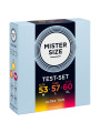 MISTER SIZE PACK MUESTRA PRESERVATIVOS TALLA 53 57 60 MM 3 UNIDADES