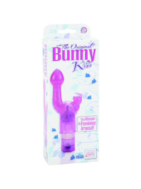 VIBRADOR CONEJITO KISS ROSA 3 VELOCIDADES IMPERMEABLE DE LA MARCA CALEXOTICS