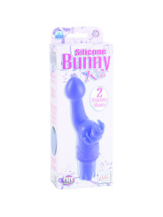 VIBRADOR CONEJITO SILICONA KISS LILA 3 VELOCIDADES DE LA MARCA CALEXOTICS