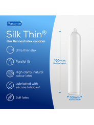 PASANTE PRESERVATIVOS SILK THIN MS FINO 12 UNIDADES