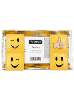 PASANTE PRESERVATIVOS SMILEY BOLSA 144 UNIDADES