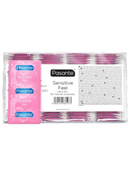 PASANTE PRESERVATIVOS SENSITIVE BOLSA 144 UNIDADES