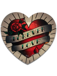 PASANTE PRESERVATIVO ROJO FORMA CORAZON BOLSA 144 UNIDADES