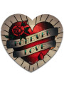 PASANTE PRESERVATIVO ROJO FORMA CORAZON BOLSA 144 UNIDADES
