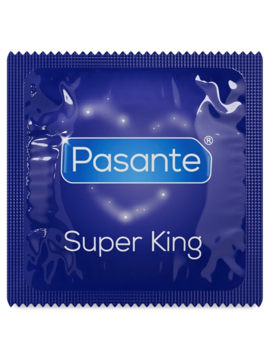 PASANTE PRESERVATIVO TAMANO SUPER KING BOLSA 144 UNIDADES