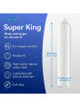 PASANTE PRESERVATIVO TAMANO SUPER KING BOLSA 144 UNIDADES