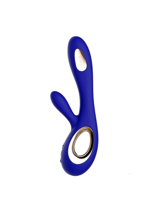 VIBRADOR RABBIT SORAYA WAVE AZUL ESTIMULACIÓN CLÍTORIS Y PUNTO G DE LA MARCA LELO