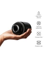 ARCWAVE VOY MASTURBADOR MASCULINO CON 8 AJUSTES DE PRESION NEGRO LUBRICANTE 10 ML INCLUIDO
