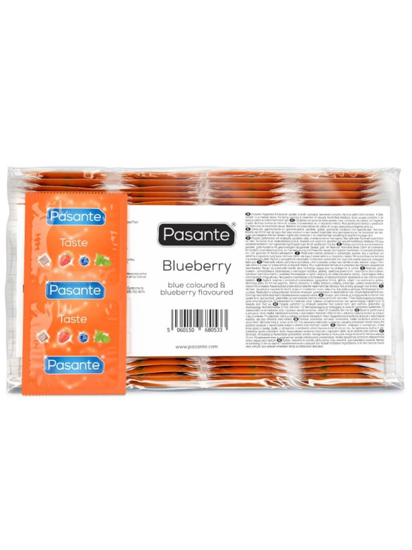 PASANTE PRESERVATIVO SABOR ARANDANO BOLSA 144 UNIDADES
