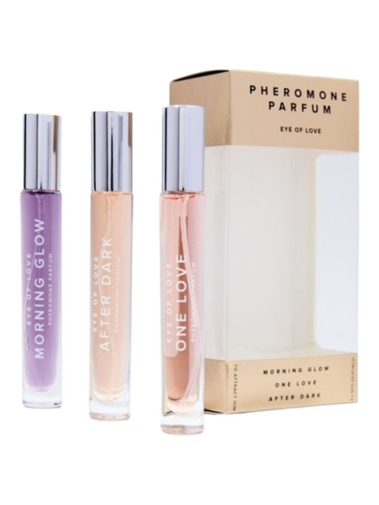 EYE OF LOVE EOL PHR PERFUME 10 ML SET 3 MORNING GLOW ONE LOVE AFTER DARK
