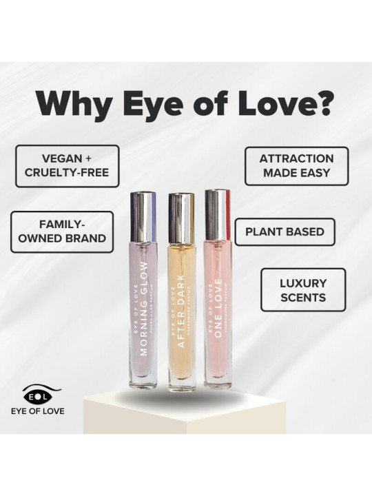 EYE OF LOVE EOL PHR PERFUME 10 ML SET 3 MORNING GLOW ONE LOVE AFTER DARK