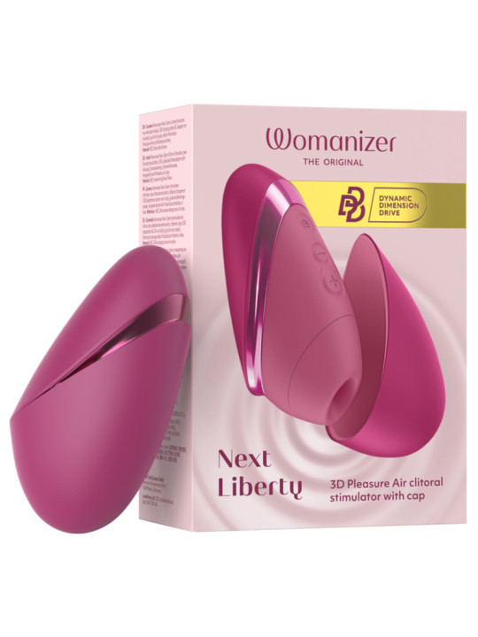 WOMANIZER NEXT LIBERTY ESTIMULADOR DE CLITORIS 3D PLEASURE AIR ROSA INTENSO