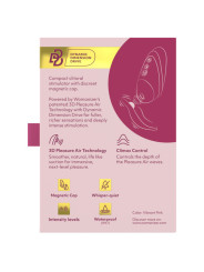 WOMANIZER NEXT LIBERTY ESTIMULADOR DE CLITORIS 3D PLEASURE AIR ROSA INTENSO