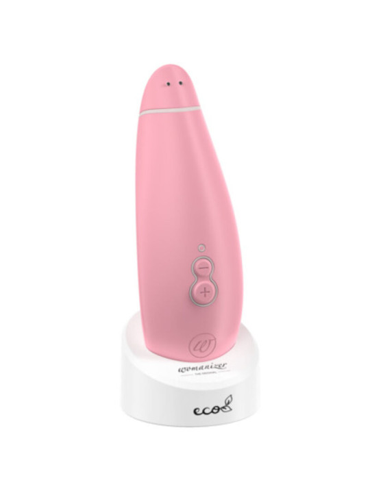 WOMANIZER PREMIUM ECO ESTIMULADOR DE CLITORIS POR SUCCION 12 NIVELES ROSA