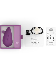 WOMANIZER LIBERTY 2 ESTIMULADOR DE CLITORIS POR SUCCION 8 NIVELES MORADO