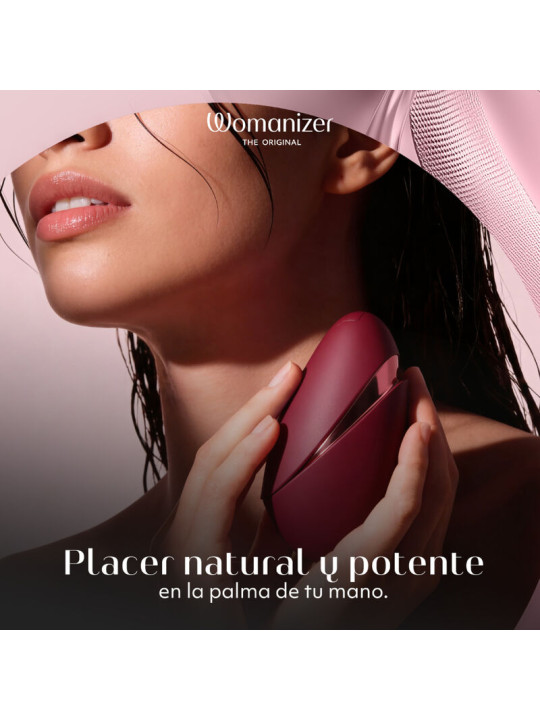 WOMANIZER NEXT ESTIMULADOR DE CLITORIS POR SUCCION 14 NIVELES BURDEOS