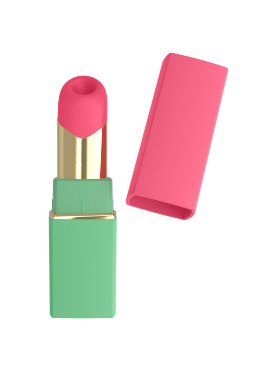 WOMANIZER BEAUTY ESTIMULADOR DE CLITORIS POR SUCCION 6 NIVELES VERDE Y ROSA