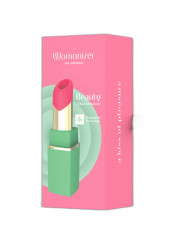 WOMANIZER BEAUTY ESTIMULADOR DE CLITORIS POR SUCCION 6 NIVELES VERDE Y ROSA