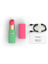 WOMANIZER BEAUTY ESTIMULADOR DE CLITORIS POR SUCCION 6 NIVELES VERDE Y ROSA