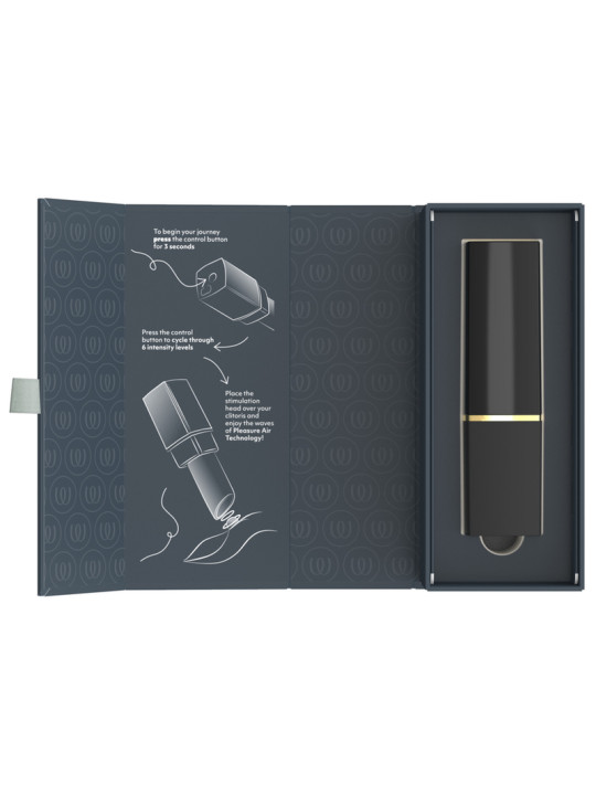 WOMANIZER BEAUTY ESTIMULADOR DE CLITORIS POR SUCCION 6 NIVELES NEGRO Y DORADO