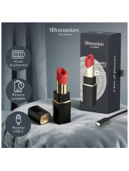 WOMANIZER BEAUTY ESTIMULADOR DE CLITORIS POR SUCCION 6 NIVELES NEGRO Y DORADO