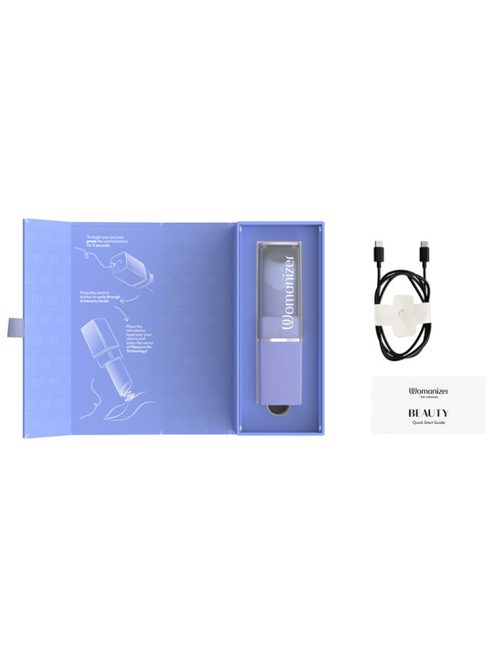 WOMANIZER BEAUTY ESTIMULADOR DE CLITORIS POR SUCCION 6 NIVELES LILA
