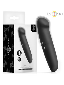 INTENSE PHIL VIBRADOR PUNTO G NEGRO 13 CM