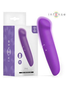 INTENSE PHIL VIBRADOR PUNTO G LILA 13 CM
