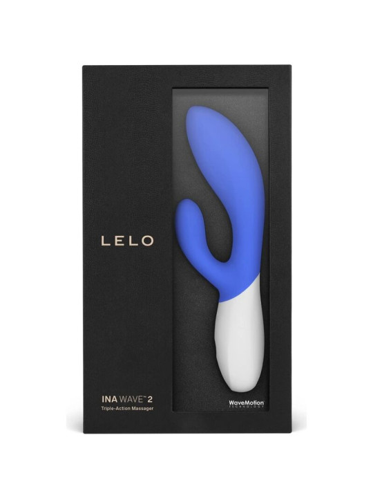 VIBRADOR INA WAVE 2 SILICONA SUAVE 12 MODOS WAVEMOTION™ DE LA MARCA LELO