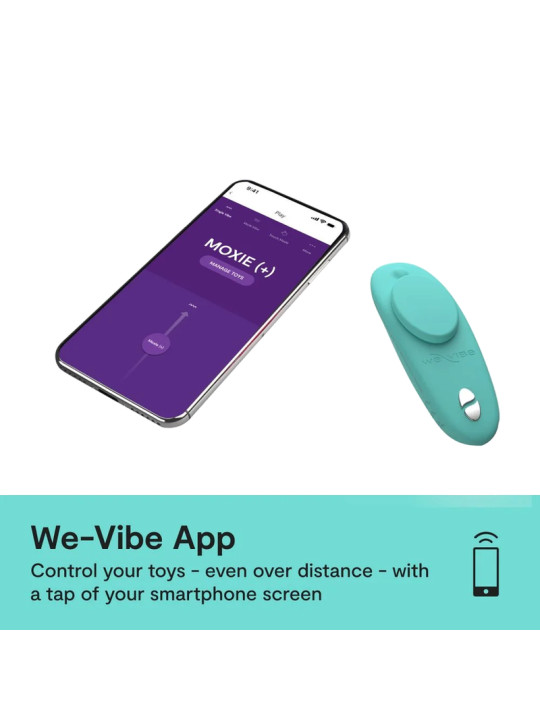 WE VIBE MOXIE VIBRADOR PARA BRAGUITAS CON CLIP MAGNETICO AGUA