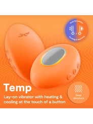 WE VIBE TEMP VIBRADOR CON FUNCION DE CALOR Y FRIO MANDARINA