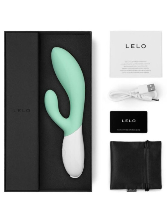 VIBRADOR RABBIT INA 3 DOBLE ACCIÓN SILICONA SUAVE DE LA MARCA LELO