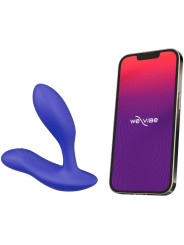 WE VIBE VECTOR MASAJEADOR DE PROSTATA CON DOBLE ESTIMULACION AZUL REAL