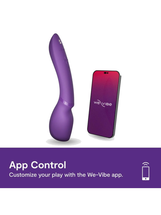 WE VIBE WAND 2 MASAJEADOR CORPORAL RECARGABLE PURPURA