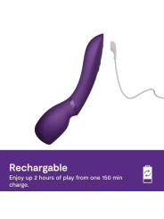 WE VIBE WAND 2 MASAJEADOR CORPORAL RECARGABLE PURPURA