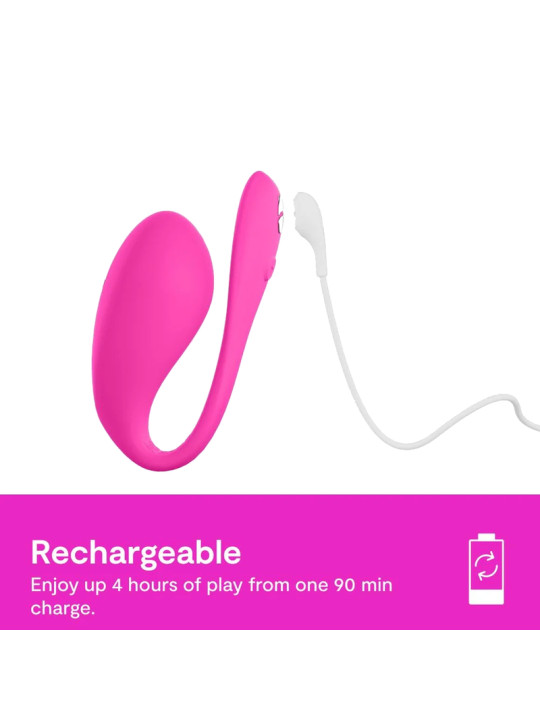 WE VIBE JIVE 2 VIBRADOR HUEVO PONIBLE ROSA ELECTRICO