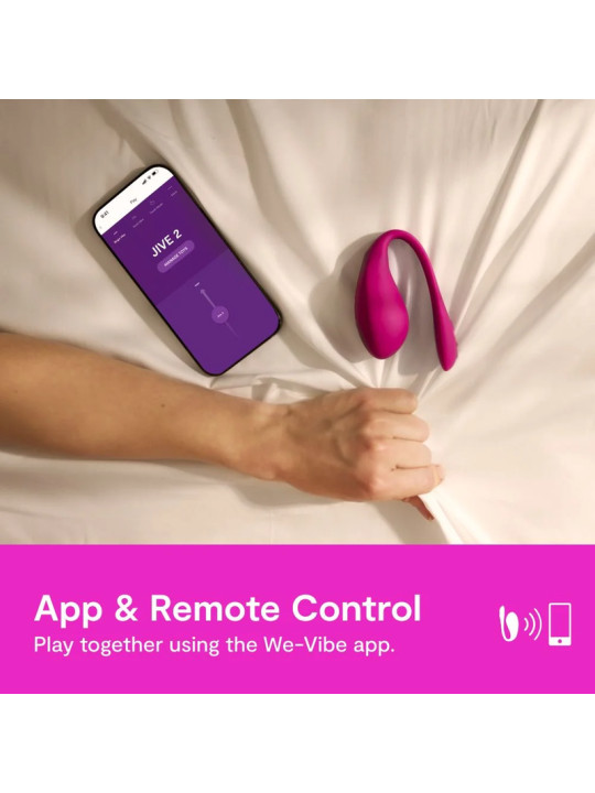 WE VIBE JIVE 2 VIBRADOR HUEVO PONIBLE ROSA ELECTRICO