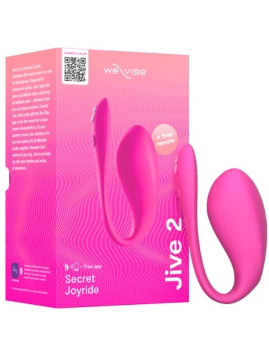 WE VIBE JIVE 2 VIBRADOR HUEVO PONIBLE ROSA ELECTRICO