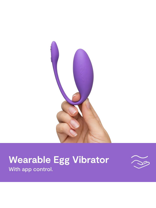 WE VIBE JIVE LITE VIBRADOR HUEVO PONIBLE CON CONTROL POR APLICACION PURPURA