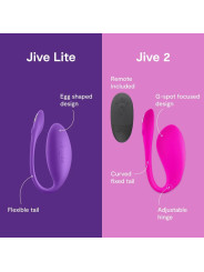 WE VIBE JIVE LITE VIBRADOR HUEVO PONIBLE CON CONTROL POR APLICACION PURPURA