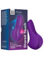 WE VIBE SHARED TOUCH VIBRADOR PARA PAREJAS DE DOBLE CARA PURPURA