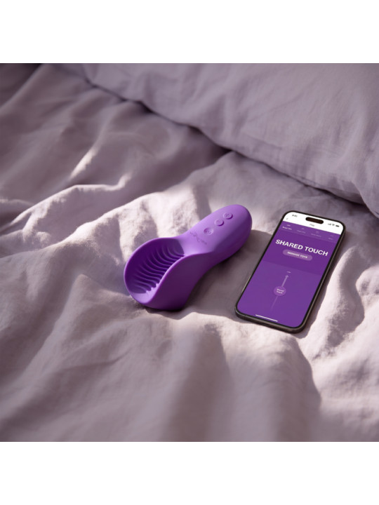 WE VIBE SHARED TOUCH VIBRADOR PARA PAREJAS DE DOBLE CARA PURPURA