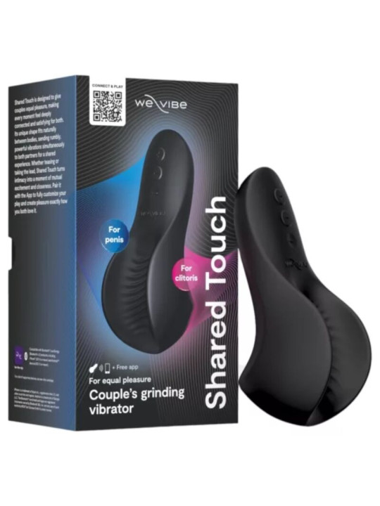 WE VIBE SHARED TOUCH VIBRADOR PARA PAREJAS DE DOBLE CARA NEGRO