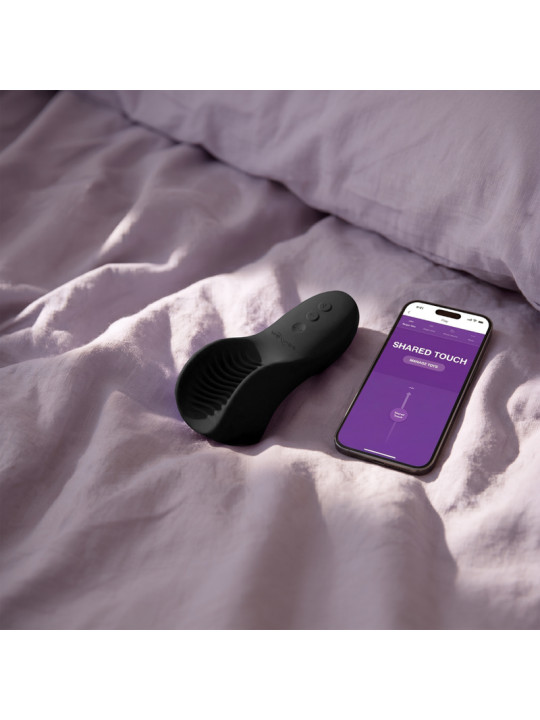 WE VIBE SHARED TOUCH VIBRADOR PARA PAREJAS DE DOBLE CARA NEGRO