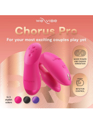 WE VIBE CHORUS PRO VIBRADOR PREMIUM PARA PAREJAS ROSA ELECTRICO