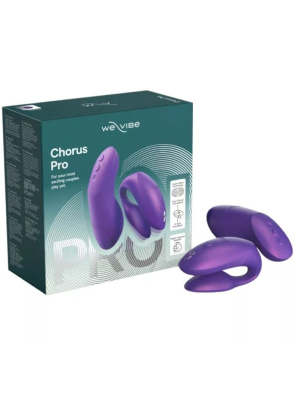 WE VIBE CHORUS PRO VIBRADOR PREMIUM PARA PAREJAS PURPURA COSMICO